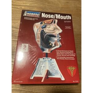 NEW Lindberg Science Kits Human Nose and Mouth Anatomy 3D Model Kit